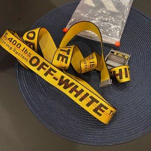 Off-White Industrial Canvas Belt